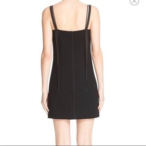Helmut Lang Strappy Crepe Mini Dress, Black - Medium